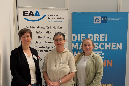 Der EAA Infostand auf der Ausbildungsmesse